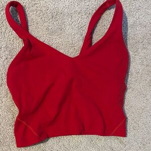 Red Align Tank size 4